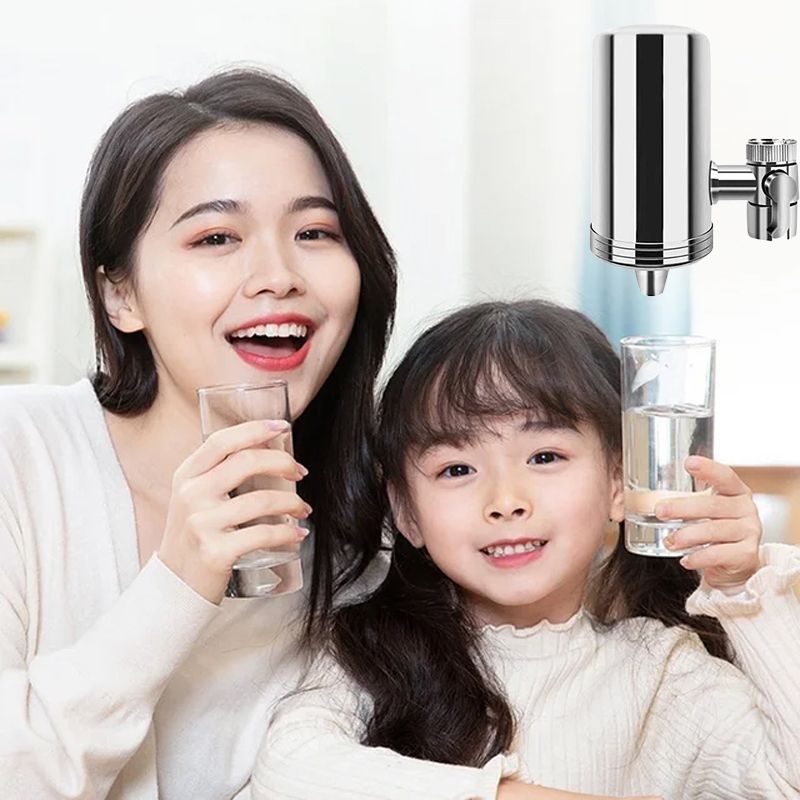 Installation-Free Stainless Steel Faucet Water Purifier For Household Use