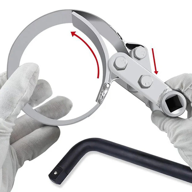 Oil Filter Wrench Adjustable Durable Tool For Car Maintenance