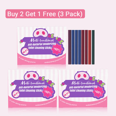 Multi-functional Anti-Bacterial Deodorizing Toilet Cleaning Sticks Set
