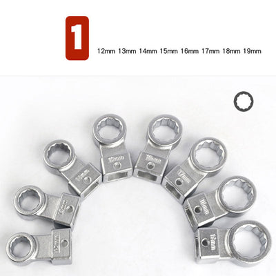 15 Piece Portable Belt Wrench Set With Replaceable Heads