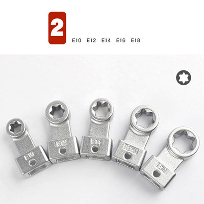 15 Piece Portable Belt Wrench Set With Replaceable Heads