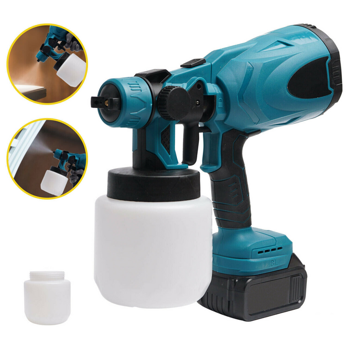 Cordless Paint Sprayer High Pressure Portable Electric Spray Gun