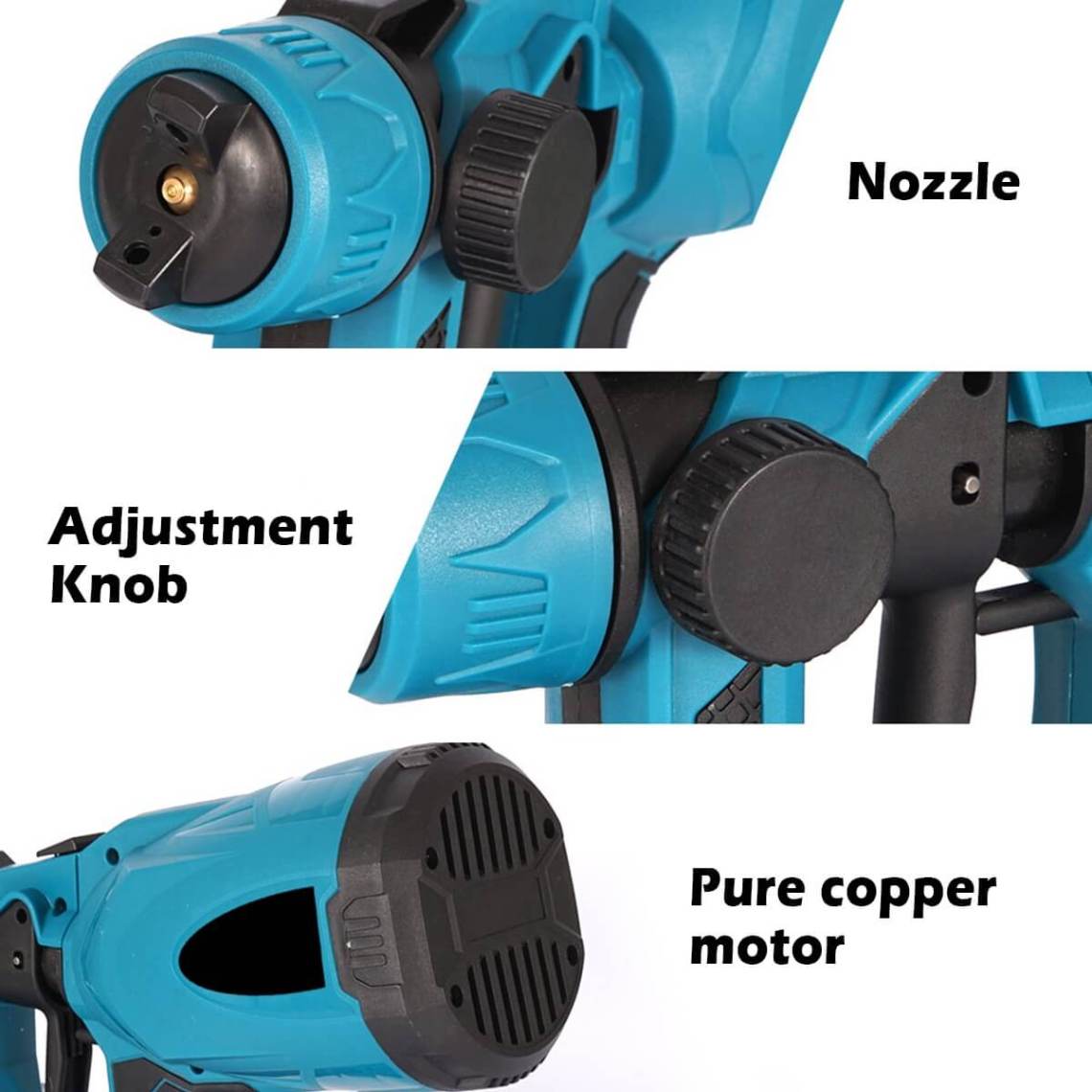 Cordless Paint Sprayer High Pressure Portable Electric Spray Gun