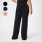 Women's Plus Size High-Waist Wide-Leg Stretch Pants Comfortable
