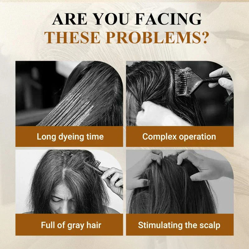 NovaHair Instant Dye Shampoo For Quick Hair Color Change