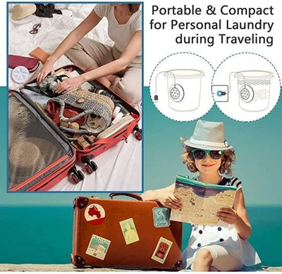 Mini Washing Machine And Dishwasher Compact Portable Laundry Cleaner