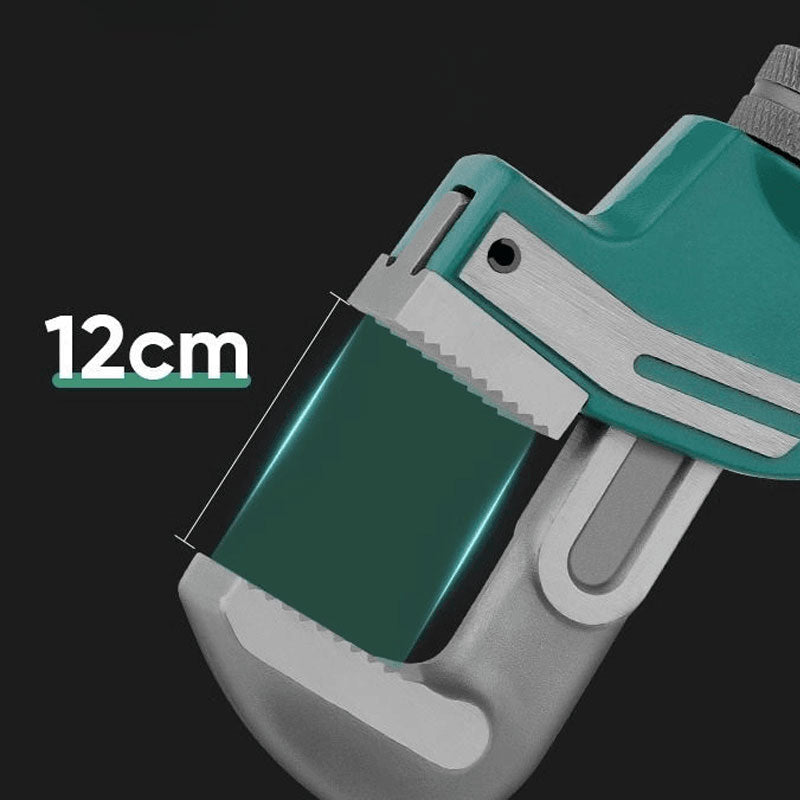 Straight Pipe Wrench With Adjustable Jaw For Secure Grip