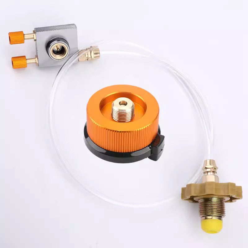 Propane Refill Adapter Kit For Camping Stove Gas Cylinder Conversion