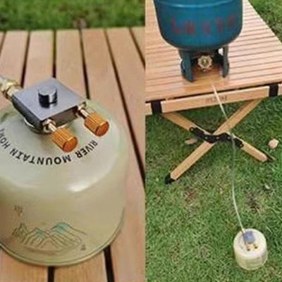 Propane Refill Adapter Kit For Camping Stove Gas Cylinder Conversion