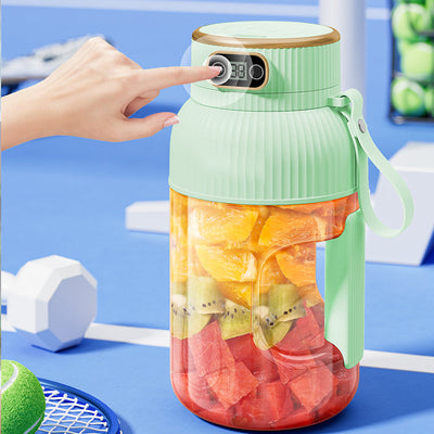 Multifunctional Portable Juicer Cup With Digital Display And USB Charging