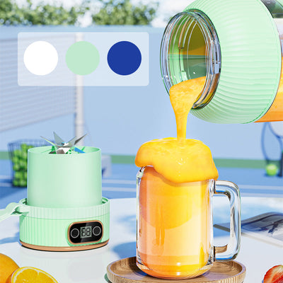 Multifunctional Portable Juicer Cup With Digital Display And USB Charging