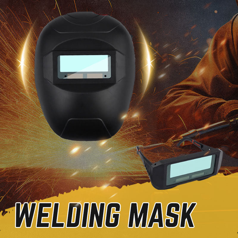 Lightweight Durable Welding Mask With Integrated Safety Glasses