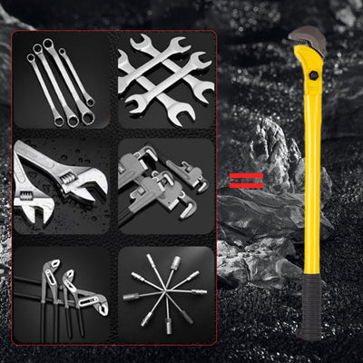 Durable Multi-Functional Steel Wrench For Heavy Duty Use