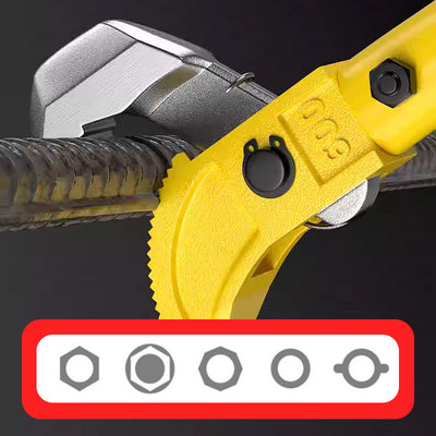 Durable Multi-Functional Steel Wrench For Heavy Duty Use
