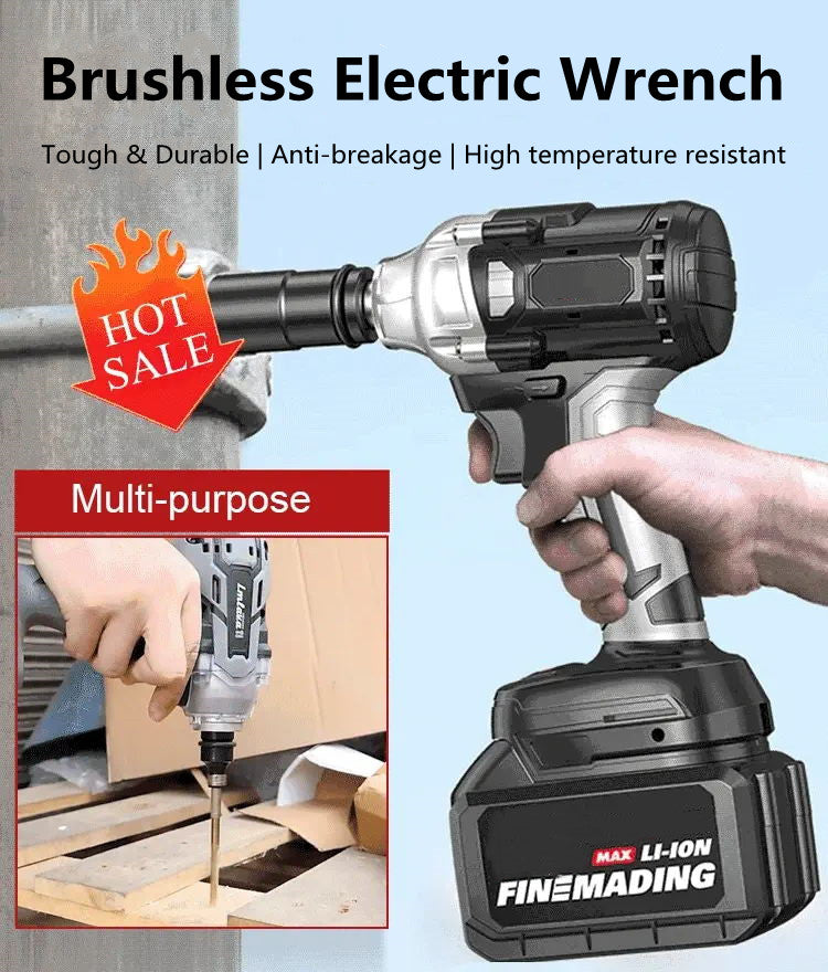 Ultra Powerful Brushless Electric Wrenches With Torque Control