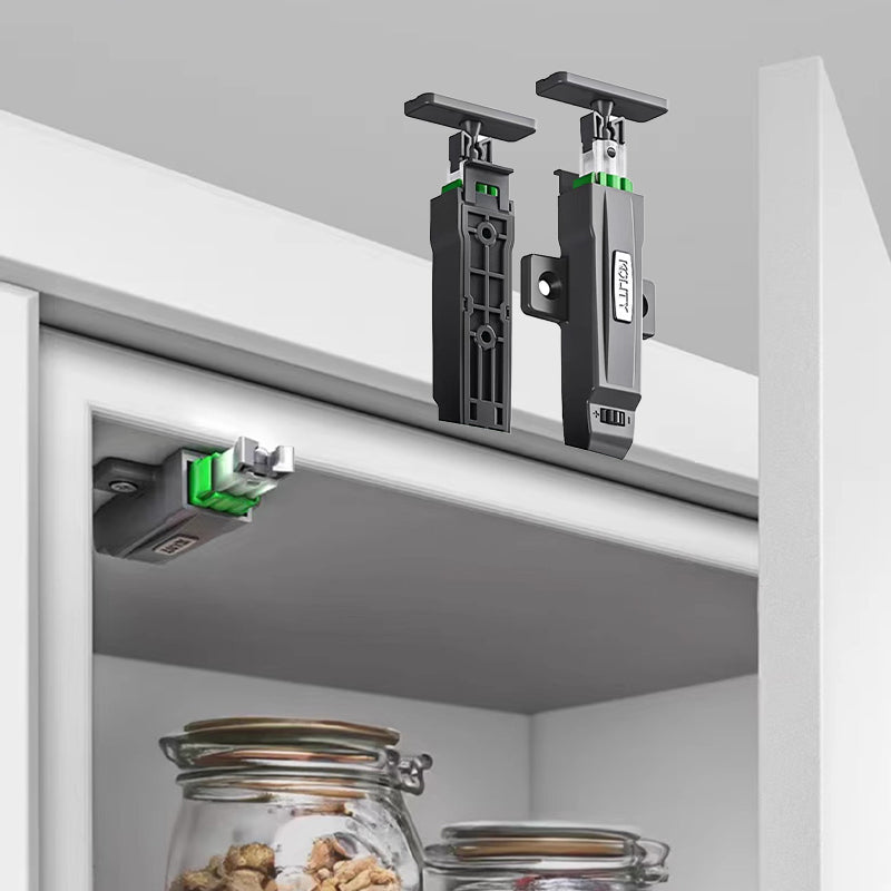 Cabinet Door Press To Open Lock With Spring Lock And Hinge