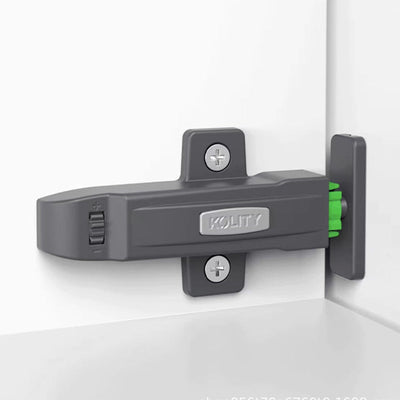 Cabinet Door Press To Open Lock With Spring Lock And Hinge