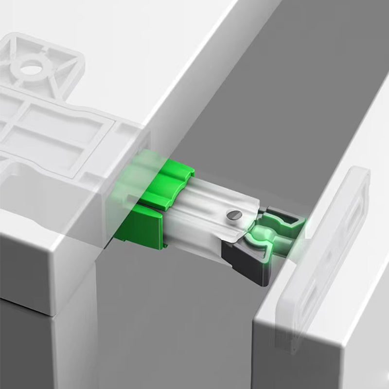 Cabinet Door Press To Open Lock With Spring Lock And Hinge