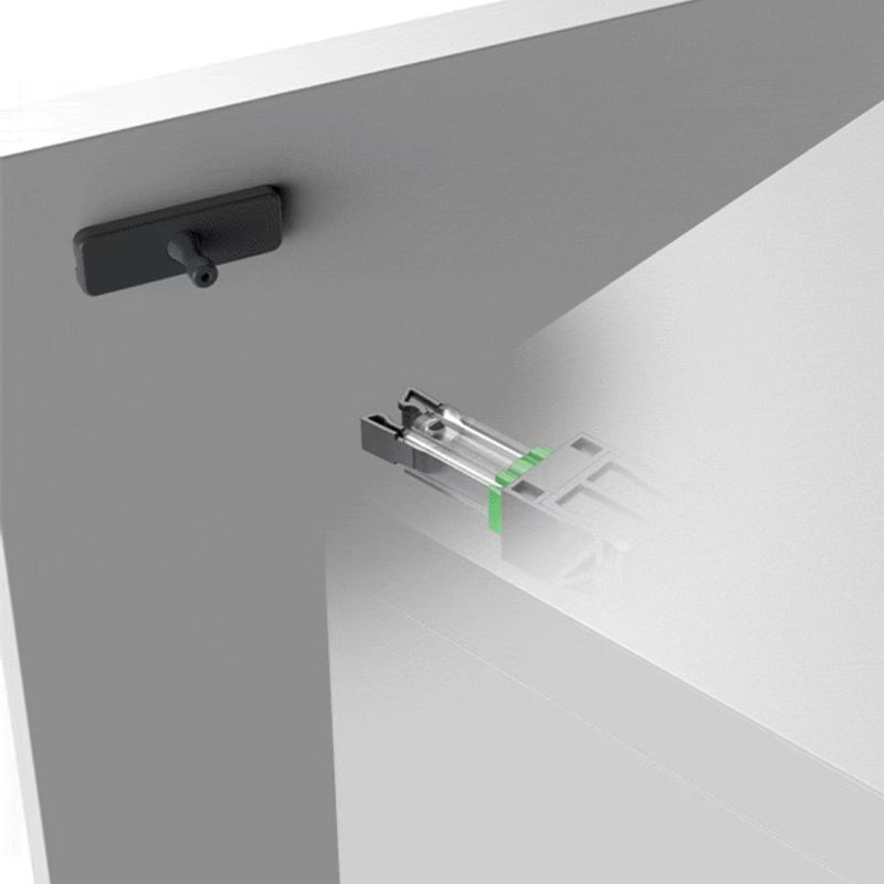 Cabinet Door Press To Open Lock With Spring Lock And Hinge