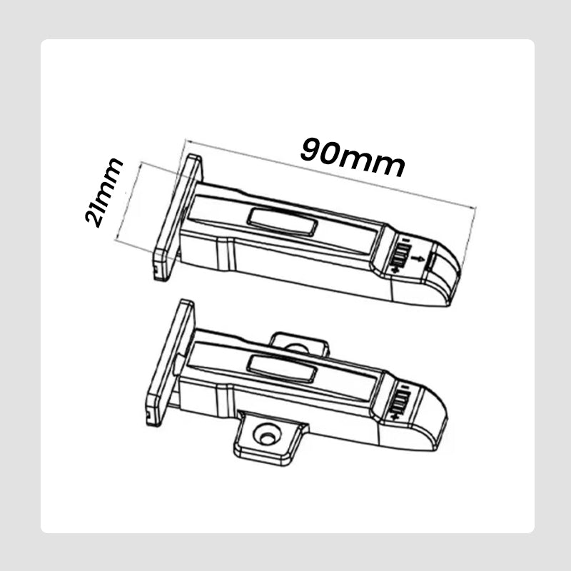 Cabinet Door Press To Open Lock With Spring Lock And Hinge