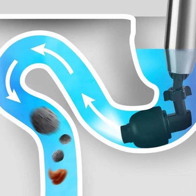 High-pressure Toilet Unclogger For Fast And Easy Drain Clearing
