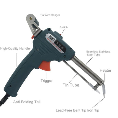 Soldering Iron Kit With Adjustable Temperature And Durable Tips