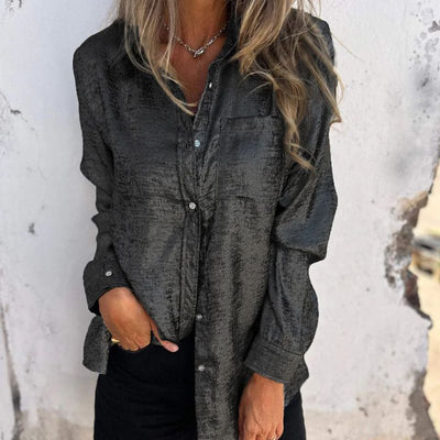 Casual Lapel Shirt For Women Stylish Comfortable Everyday Wear