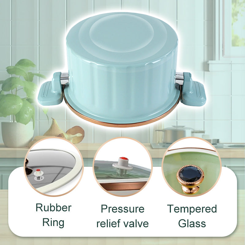 Multifunctional Non-Stick Micro Pressure Cooker For Easy Cooking