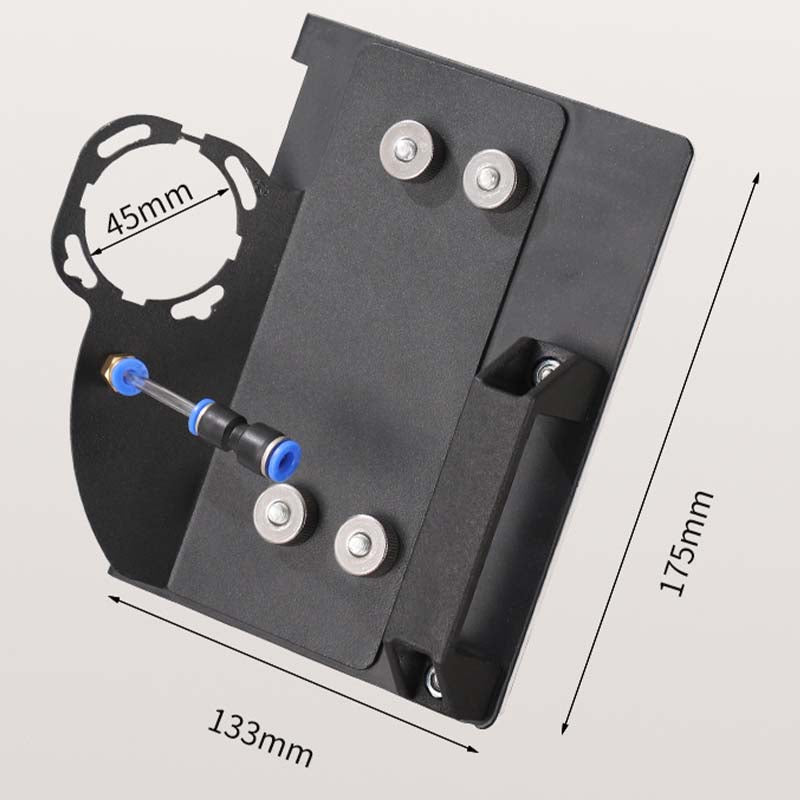 Angle Grinder Stand For Precise 45 Degree Tile Chamfer Cutting