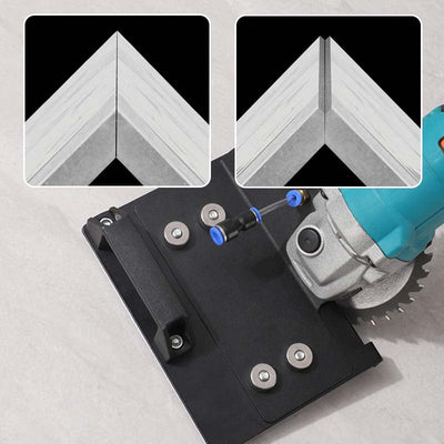 Angle Grinder Stand For Precise 45 Degree Tile Chamfer Cutting