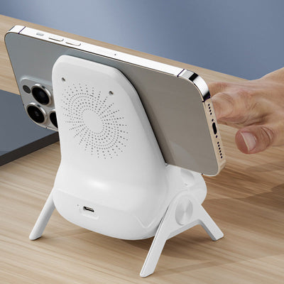 Multifunctional Wireless Fast Charger Phone Stand With Adjustable Holder