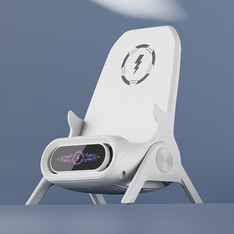 Multifunctional Wireless Fast Charger Phone Stand With Adjustable Holder