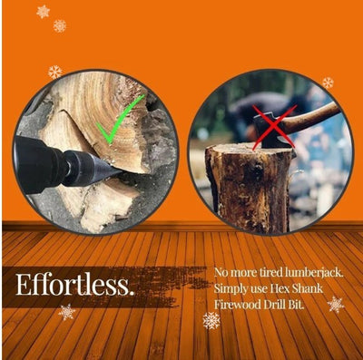 Hex Shank Firewood Drill Bit For Efficient Wood Boring Tasks