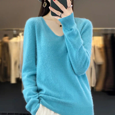 Cozy Sweater Women Soft Warm Knitwear For Winter And Fall