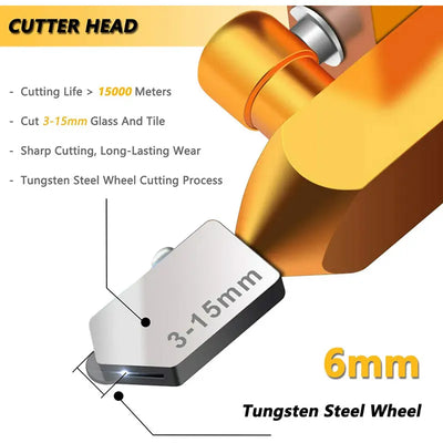 Ceramic And Glass Tile Cutter With Dual Function For Precision Cutting