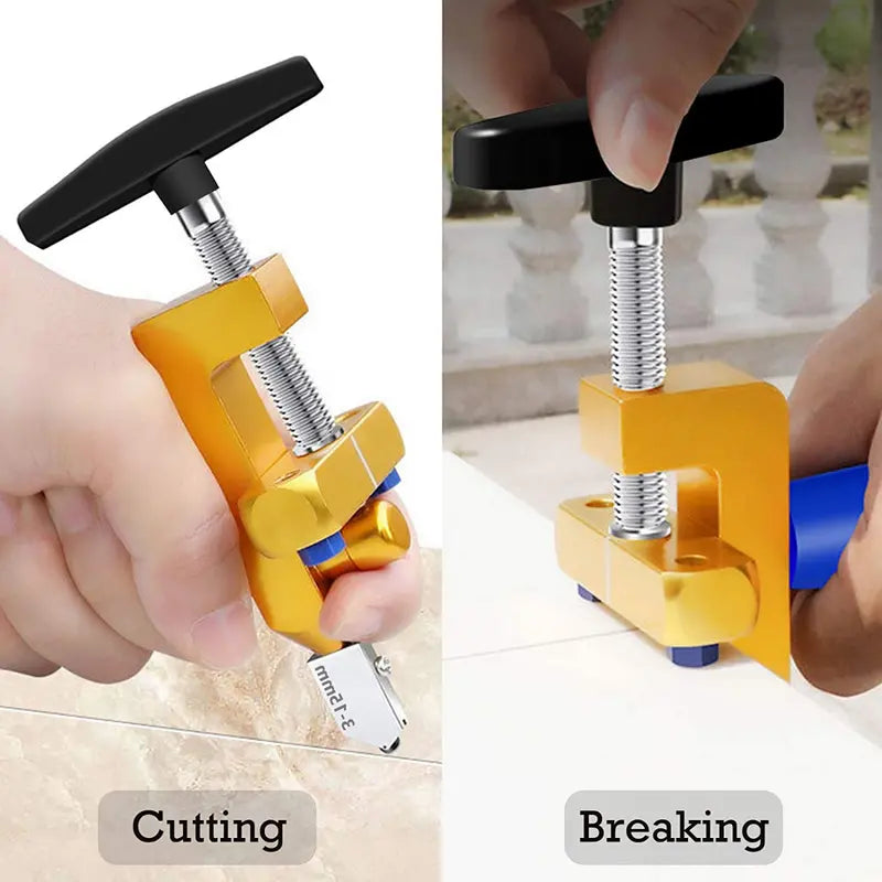 Ceramic And Glass Tile Cutter With Dual Function For Precision Cutting