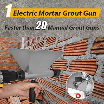 Electric Cement Grouting Tool For Efficient Mortar Application