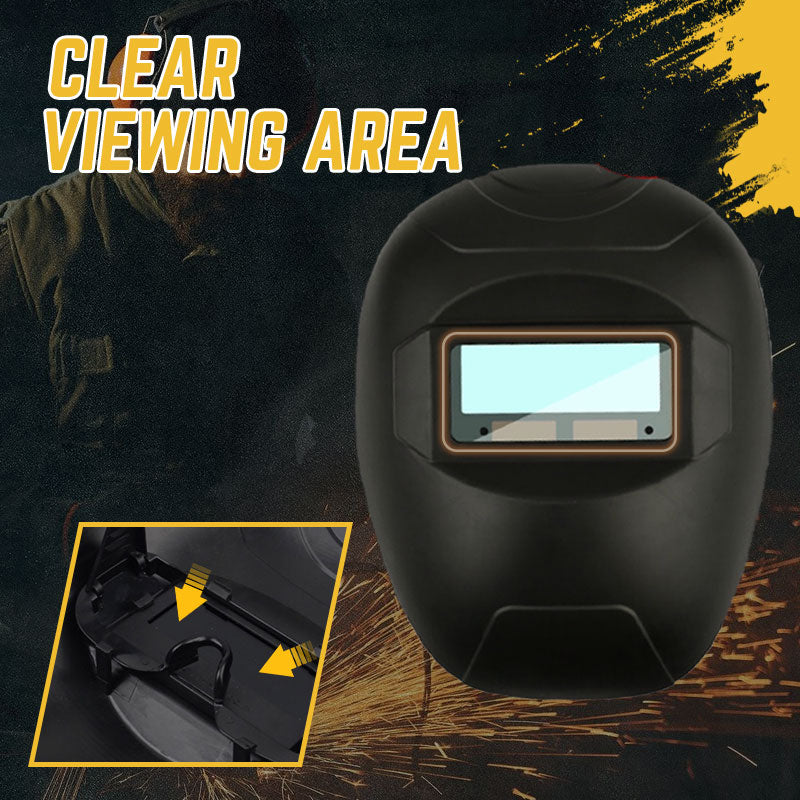 Lightweight Durable Welding Mask With Safety Glasses Combo