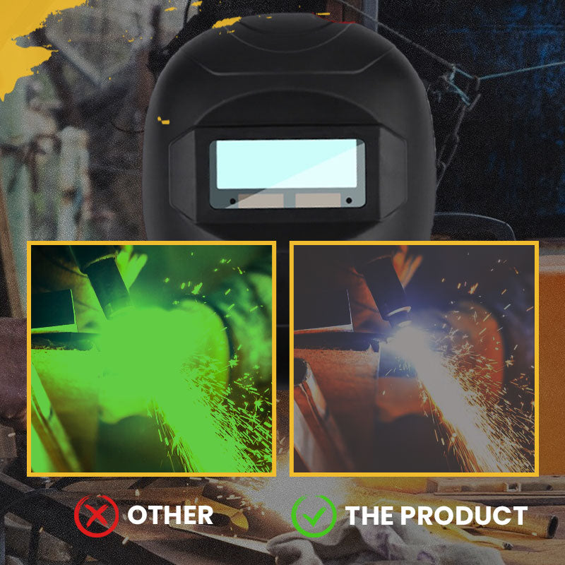 Lightweight Durable Welding Mask With Safety Glasses Combo