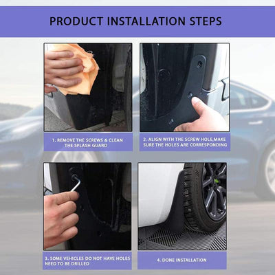 Universal Car Mud Flaps For Wheel Fender Protection