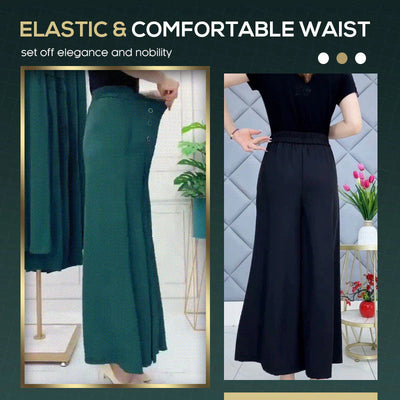 Pleated Wide Leg Pants Stylish Slim Fit Comfortable Trousers