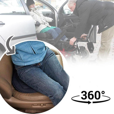 360 Rotating Seat Cushion Comfortable Swivel Chair Pad For Cars