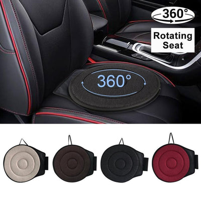 360 Rotating Seat Cushion Comfortable Swivel Chair Pad For Cars