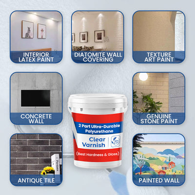 Universal Water-Based Clear Varnish Anti-Peeling Protective Finish