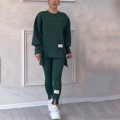 Women's Casual Sweatshirt Leggings Set Comfortable Stylish Outfit