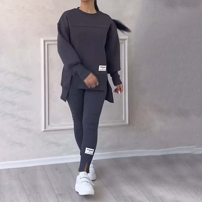 Women's Casual Sweatshirt Leggings Set Comfortable Stylish Outfit