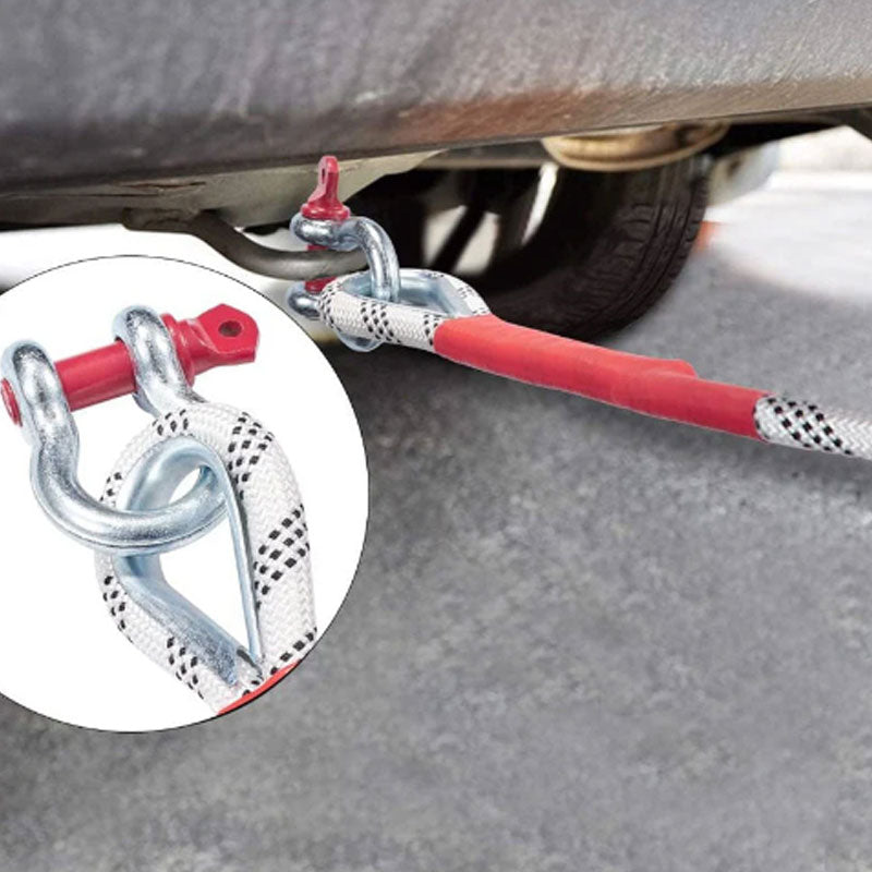 Emergency Trailer Rope Heavy Duty Strong Tow Rope For Vehicles