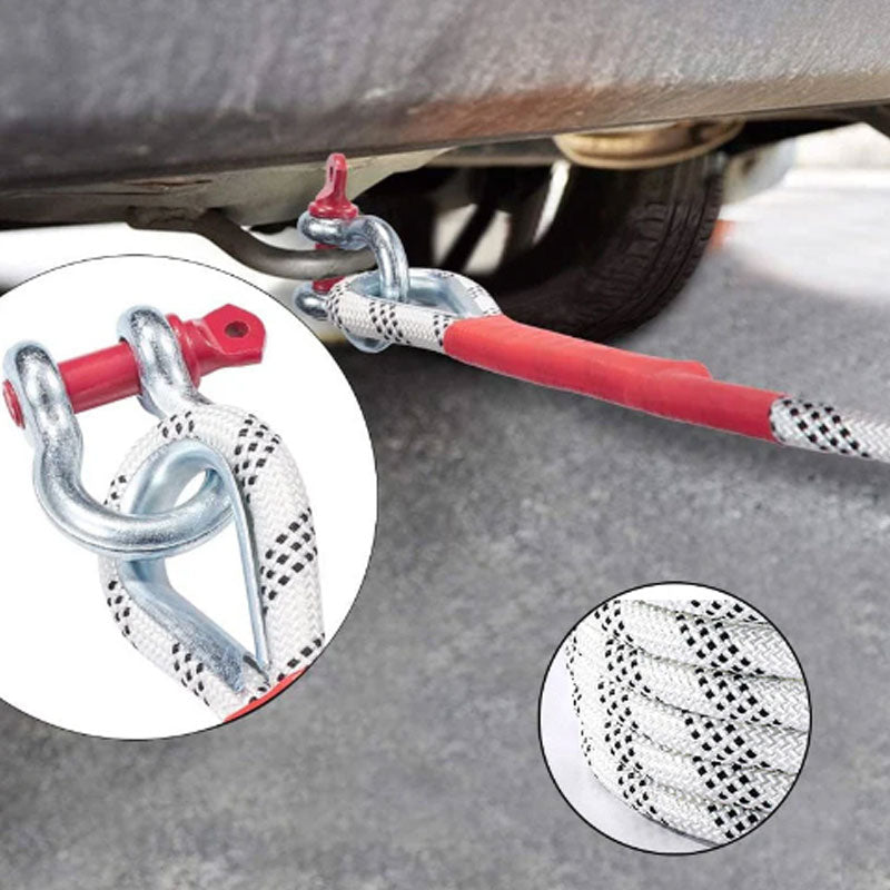 Emergency Trailer Rope Heavy Duty Strong Tow Rope For Vehicles