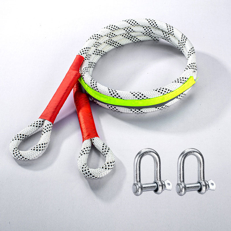 Emergency Trailer Rope Heavy Duty Strong Tow Rope For Vehicles