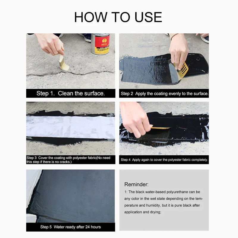 Polyurethane Waterproofing Coating Leak Repair Eco Friendly Sealant